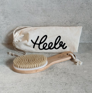 Natural Bristle Dry Body Brush